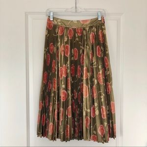 NWT Kate Spade Hazy Rose Pleated Skirt